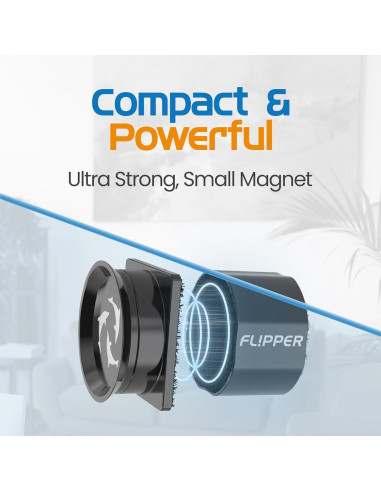 Limpiador Magnético de Acuario FL!PPER Pico - 2 en 1 para Tanques de Vidrio