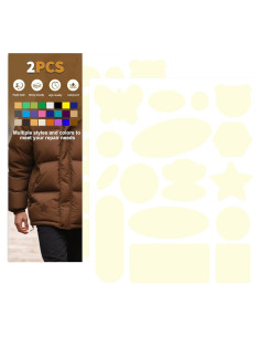 Parche de reparación Azobur - Impermeable, autoadhesivo, 2 piezas