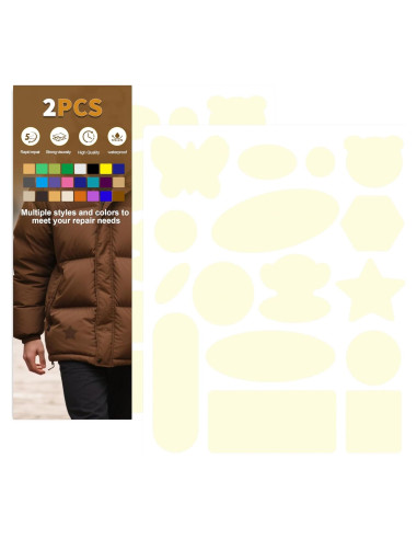 Parche de reparación Azobur - Impermeable, autoadhesivo, 2 piezas