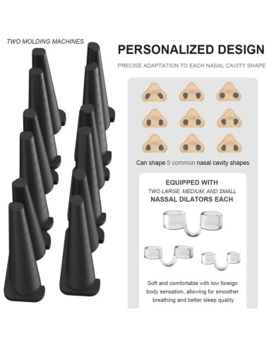 Dilatador Nasal KOHEEL Antironquido 6 Unidades Ajustables