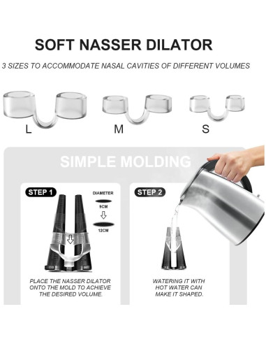 Dilatador Nasal KOHEEL Antironquido 6 Unidades Ajustables