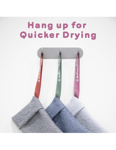 Bolsa de Jabón Exfoliante myHomeBody - 2 Paquete, Azul y Gris