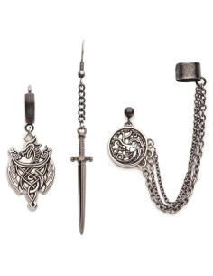 Pendientes de Coleccionista Casa del Dragón Targaryen - SalesOne