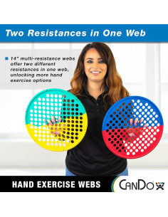 Web de Ejercicio para Manos CanDo 14" Multi-Resistencia 2