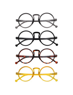 4 Pares de Gafas de Lectura Redondas Vintage GTSY - Unisex