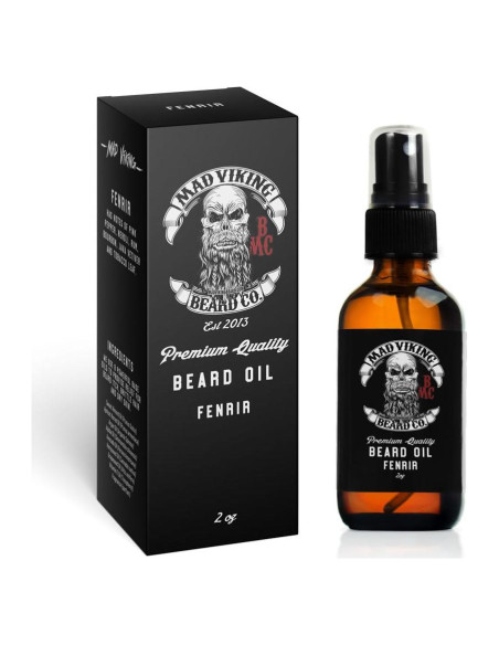 Aceite para Barba Mad Viking Fenrir 56.7ml - Hidrata y Suaviza