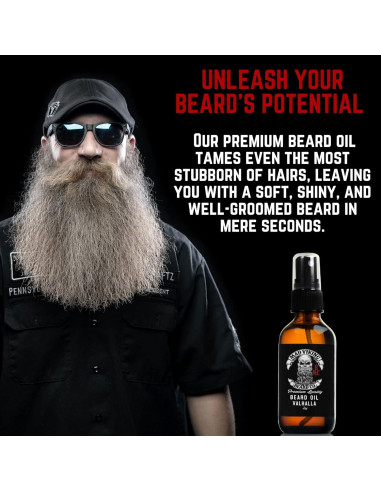 Aceite para Barba Mad Viking Fenrir 56.7ml - Hidrata y Suaviza