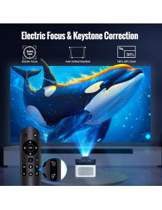 Proyector Inteligente Alwtniet 700 ANSI 1080P Wifi Bluetooth 2