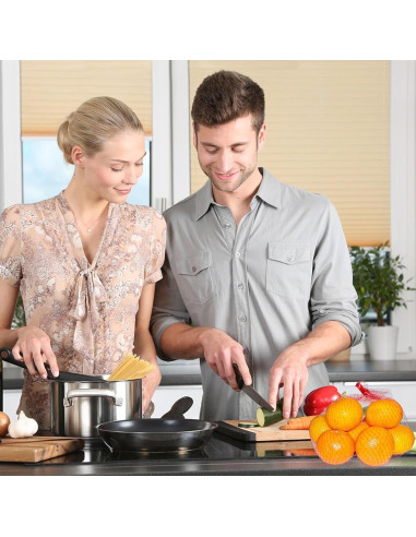 100 Bolsas de Malla Reutilizables COTELEEC 40cm para Verduras