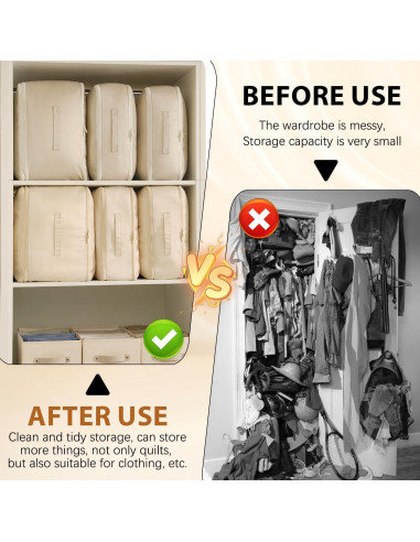 Bolsas de Almacenamiento Rednow Caqui Medianas 54x42x30 cm