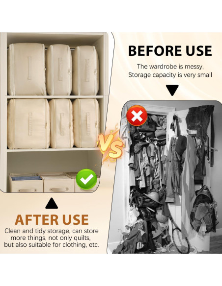 Bolsas de Almacenamiento Rednow Caqui Medianas 54x42x30 cm