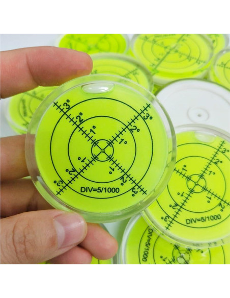 Nivel de Burbuja Circular 60mm SIZIKJXGHWYI Verde-Amarillo