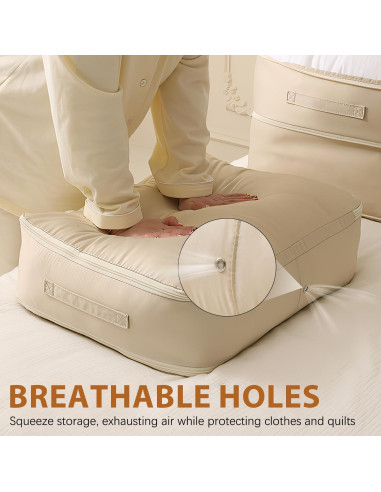 Bolsas de Almacenamiento Rednow Caqui Medianas 54x42x30 cm