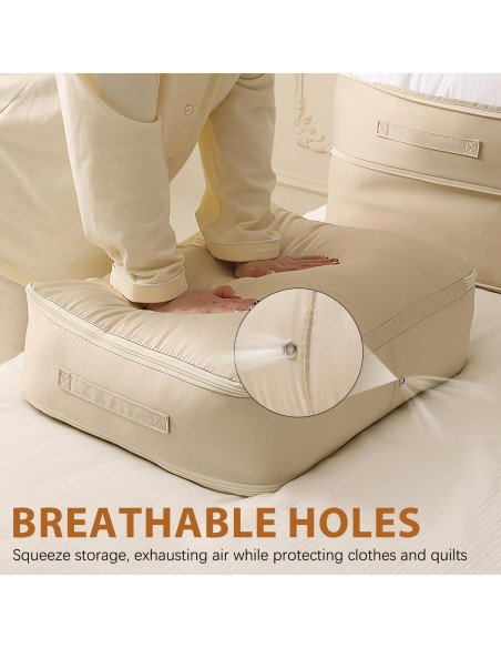 Bolsas de Almacenamiento Rednow Caqui Medianas 54x42x30 cm