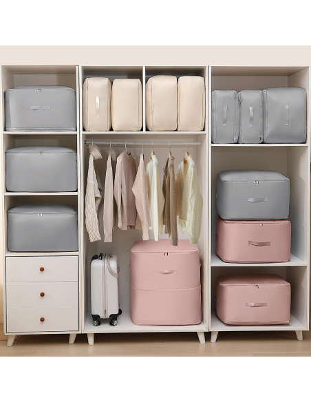 Bolsas de Almacenamiento Rednow Caqui Medianas 54x42x30 cm