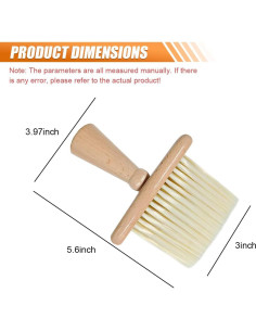 Cepillo de Detalle de Interior de Coche KITUREK Microfibra Beige 2