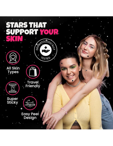 Parches Hidrocoloides Estrella Andlane - 280 Pcs, 3 Tamaños