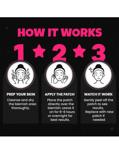 Parches Hidrocoloides Estrella Andlane - 280 Pcs, 3 Tamaños