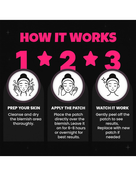 Parches Hidrocoloides Estrella Andlane - 280 Pcs, 3 Tamaños