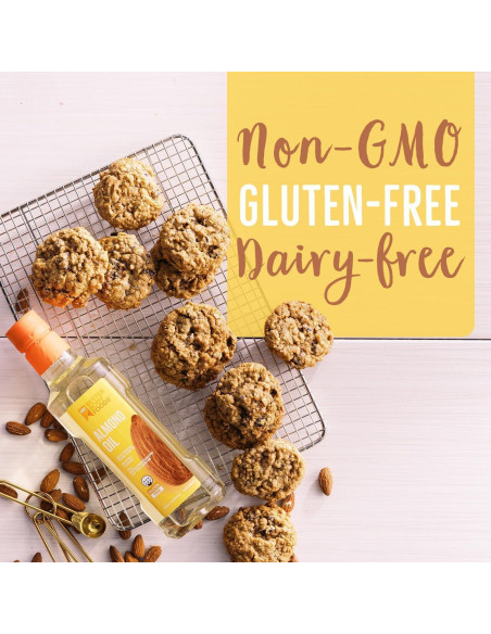 Aceite de Cocina Refinado BetterBody Foods 500 ml - Almendra