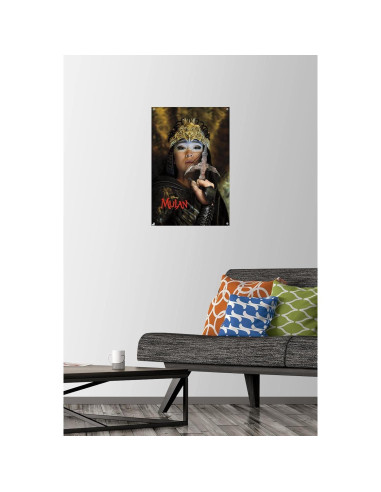Póster de Pared Disney Mulan con Chinchetas - 56.8x37.4 cm