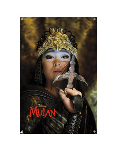 Póster de Pared Disney Mulan con Chinchetas - 56.8x37.4 cm