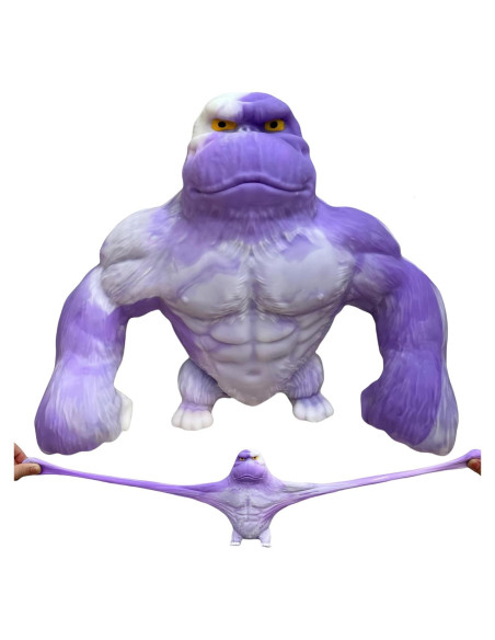 Juguete Antiestrés Gorila YHan Mediano Púrpura Aplastable