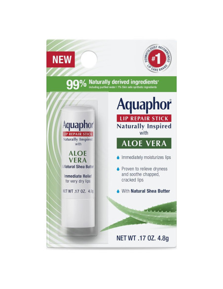 Bálsamo Labial Aquaphor Aloe Vera 4.83 g Hidratante Natural
