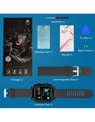 Funda Impermeable IP68 LaBold para Apple Watch 38mm
