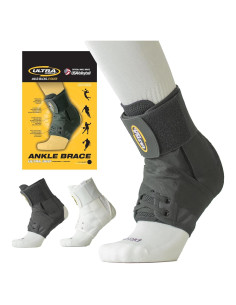 Soporte de Tobillo Ultra 360 Negro - Ajustable y Ortopédico