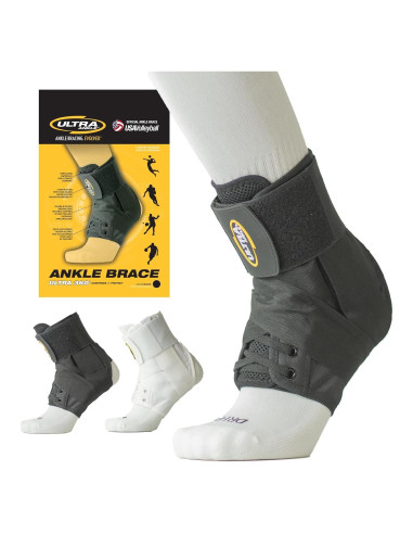 Soporte de Tobillo Ultra 360 Negro - Ajustable y Ortopédico