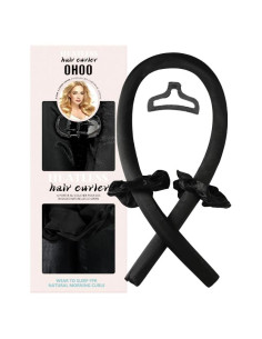 Juego de Rulos de Satén Sin Calor OHOO - 1 Cuenta Negro