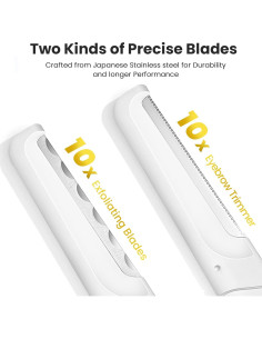 Herramienta de Dermaplaning COSYLIFE con 20 Cuchillas Reemplazables 2