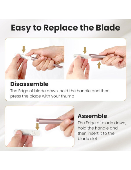 Herramienta de Dermaplaning COSYLIFE con 20 Cuchillas Reemplazables