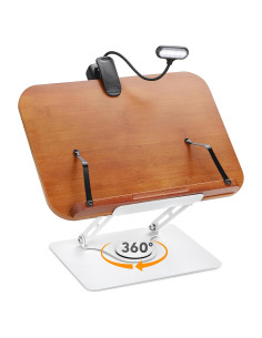 Soporte de Libro Ajustable FLINKYE BS-1-360 Plegable 1.9kg