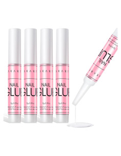 Pegamento para Uñas Acrílicas Makartt 5Pcs 2g - Fuerte y Duradero