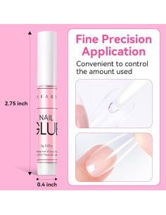 Pegamento para Uñas Acrílicas Makartt 5Pcs 2g - Fuerte y Duradero 2