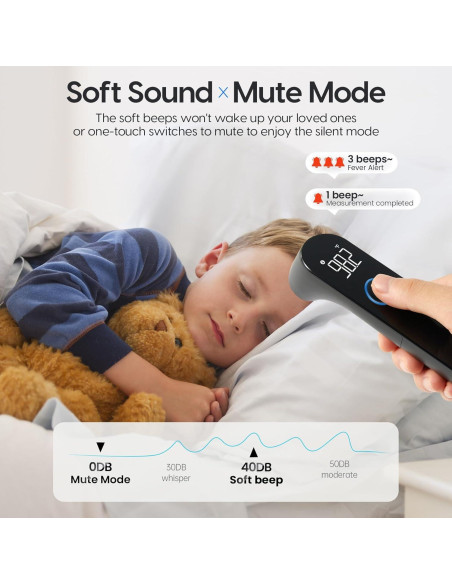 Termómetro Infrarrojo Sin Contacto Viproud para Adultos y Niños