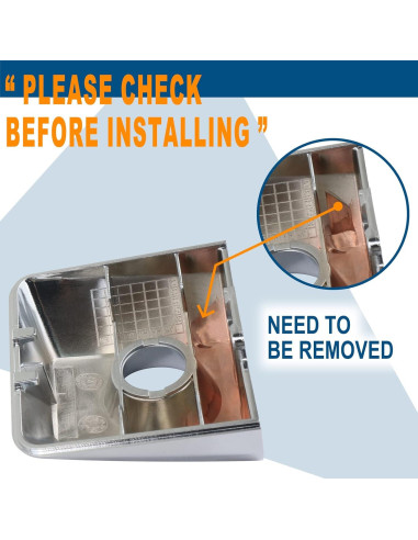 Cubierta de llave de manija de puerta APPERFiT Cromo Nissan Infiniti