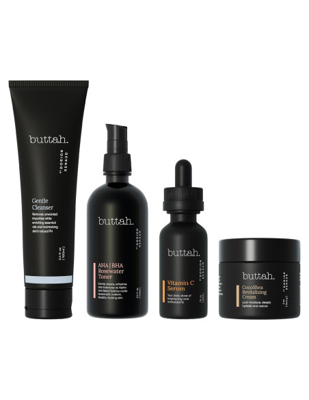 Kit de Cuidado de la Piel Buttah Skin - 5 Productos para Piel Melanina