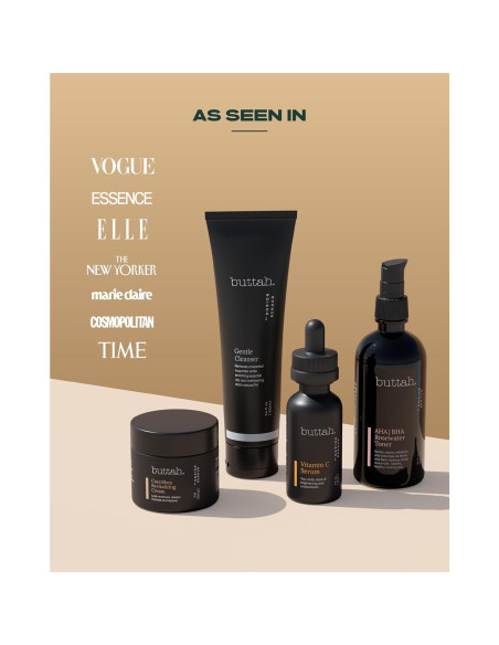 Kit de Cuidado de la Piel Buttah Skin - 5 Productos para Piel Melanina