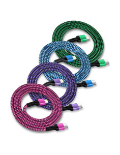 Cable USB C a Lightning 4Pack 0.91m Haoano Carga Rápida