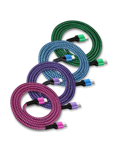 Cable USB C a Lightning 4Pack 0.91m Haoano Carga Rápida