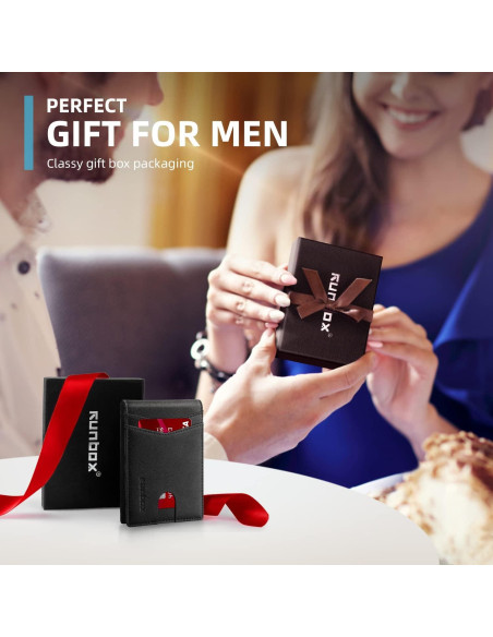 Cartera Bifold RUNBOX Hephaestus Cuero RFID 8 Ranuras Cartera Bifold RUNBOX Hephaestus Cuero RFID 8 Ranuras