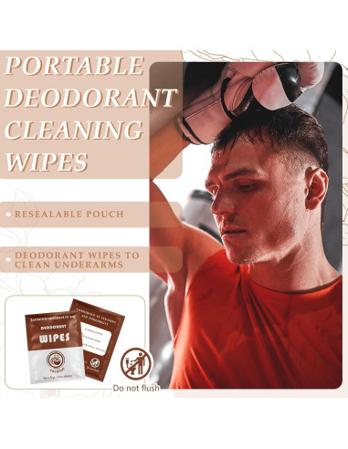 Toallitas Desodorantes Timgle 200 Piezas Viaje Cuerpo Axila