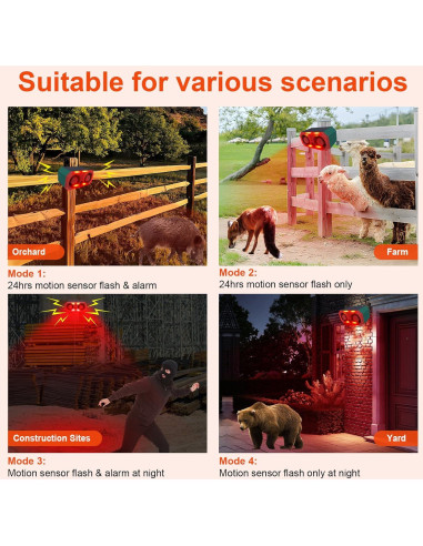 Alarma Solar de Movimiento ChunHee SL17 para Exterior 130dB