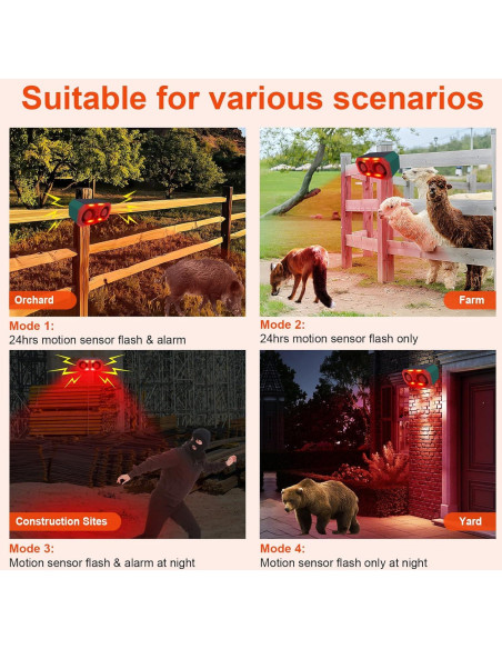 Alarma Solar de Movimiento ChunHee SL17 para Exterior 130dB