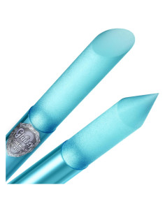 Empujador de Cutículas de Vidrio Gladzy - Profesional, Azul Bebé