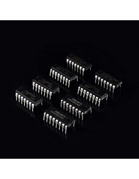 Kit de Circuito Integrado 40 Pcs ISIGMA CD4011 CD4069