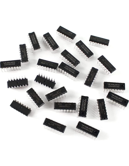 Kit de Circuito Integrado 40 Pcs ISIGMA CD4011 CD4069